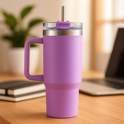 TRENDORA 1200 ml Stainless Steel Sipper(Pack of 1, Purple)
