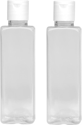 Uniqon 100 ml Plastic Bottle(Pack of 2, White)