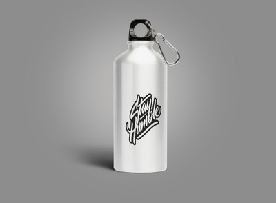 Motivatebox 750 ml Aluminium Bottle(Pack of 1, Black)