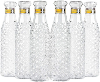 WALLOPH 1000 ml Plastic Bottle(Pack of 6, Clear)