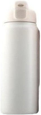 3D METRO SUPER STORE 800 ml Steel Flask(Pack of 1, White)