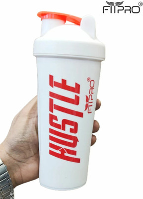 FitPro 700 ml Plastic Shaker(Pack of 1, Black)