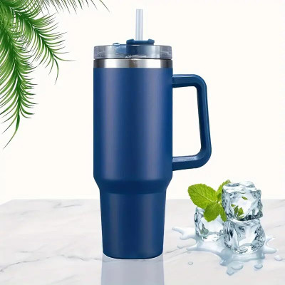velvetvibestore 1200 ml Steel Sipper(Pack of 1, Blue)