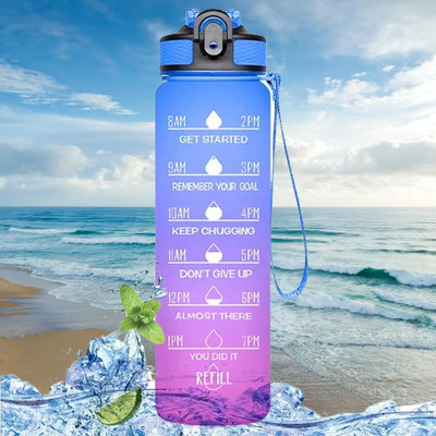 SIRMITI ONE 1000 ml Tritan Flask(Pack of 1, Multicolor)