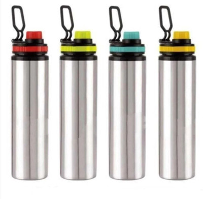 BluNeo 1000 ml Steel Bottle(Pack of 4, Silver)