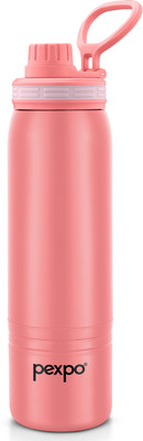 pexpo 700 ml Steel Bottle(Pack of 1, Pink)