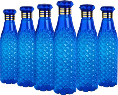 Anzal 1000 ml Plastic Bottle(Pack of 6, Blue)
