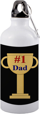 COLOR YARD 600 ml Aluminium Sipper(Pack of 1, White)