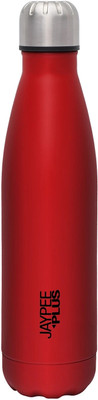 Jaypee Plus Alpha Thermosteel Insulated Flask 24 Hours Hot and Cold Water Bottle 500 ml Flask(Pack of 1, Maroon, Steel)