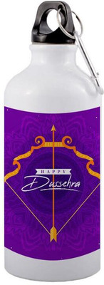 HeartInk 750 ml Aluminium Bottle(Pack of 2, White)