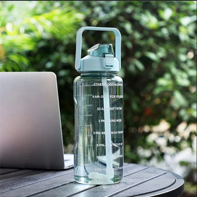 TrueEssence 2000 ml Plastic Bottle(Pack of 1, Green)