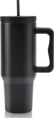MOOZICO 1200 ml Steel Sipper(Pack of 1, Black)