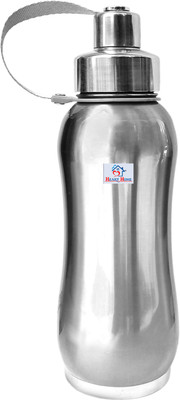 Heart Home 750 ml Steel Bottle(Pack of 1, Silver)