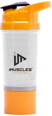 iMUSCLES NUTRITION 700 ml Plastic Shaker(Pack of 1, Yellow)