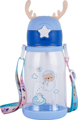 SKYTONE 600 ml Tritan Sipper(Pack of 1, Blue)