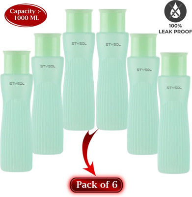 Stysol 1000 ml Plastic Bottle(Pack of 6, Green)