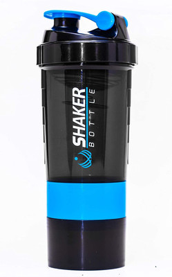 PS smart shopping 0.5 ml Plastic Shaker(Pack of 1, Black, Blue)
