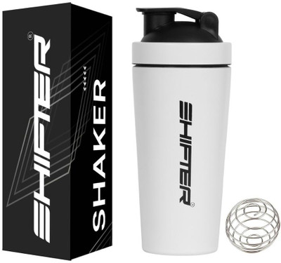 SHIFTER 700 ml Steel Shaker(Pack of 1, White)