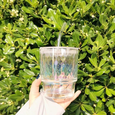 Coozico Glass Milk Container  - 430 ml(Clear)