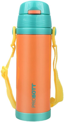 PROBOTT 350 ml Steel Flask(Pack of 1, Orange)