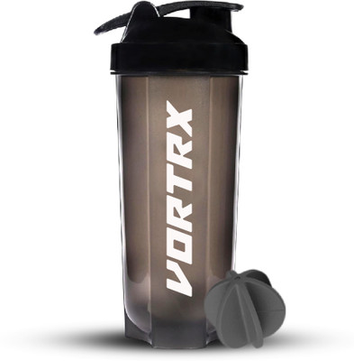Vortrx 700 ml Plastic Shaker(Pack of 1, Black)