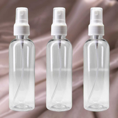 nsb herbals 100 ml Glass Spray Bottle(Pack of 3, Clear, White)