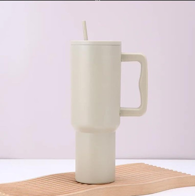 3D METRO SUPER STORE 1000 ml Steel Flask(Pack of 1, Beige)