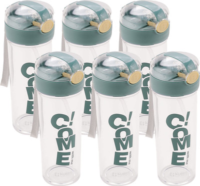 KUBER INDUSTRIES 420 ml Plastic Sipper(Pack of 6, Blue)