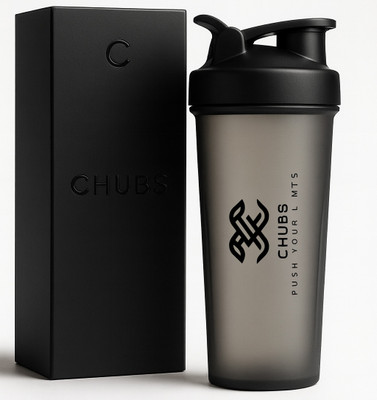 Chubs 500 ml Plastic Shaker(Pack of 1, Black)