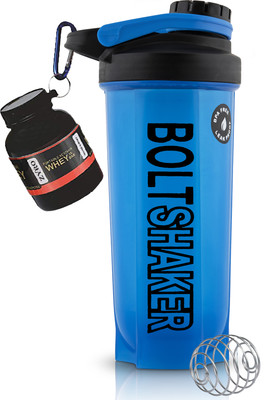 ZYRO 700 ml Plastic Shaker(Pack of 2, Blue)