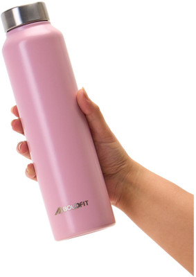 BOLDFIT 1000 ml Steel Sipper(Pack of 1, Pink)