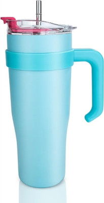 Rose Petals 1200 ml Steel Sipper(Pack of 1, Blue)