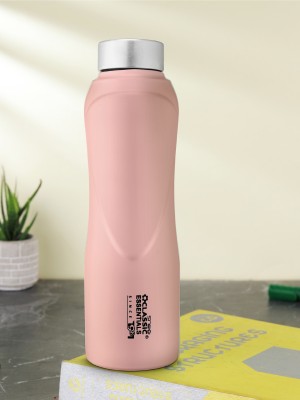 Classic Essentials Stainless Steel Puro Water Bottle For Fridge, School, Home, Office, Travel, 1000 ml Bottle(Pack of 1, Pink, Steel)