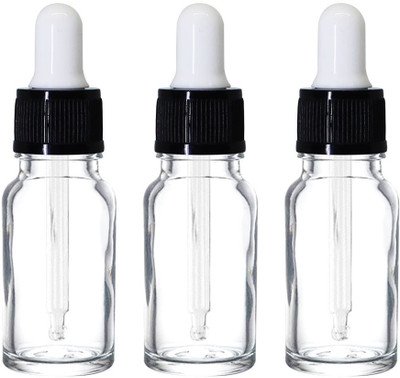 ceeyu 10 ml Glass Bottle(Pack of 3, Clear)