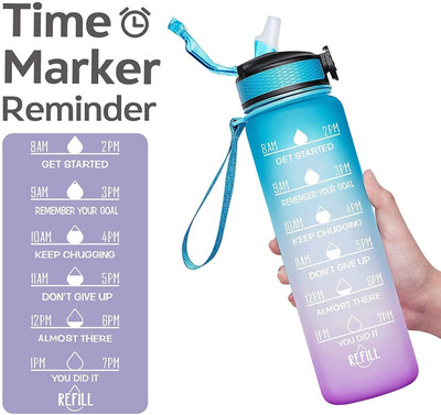 Zubix MB-01 1000 ml Flask(Pack of 1, Multicolor, Silicone)