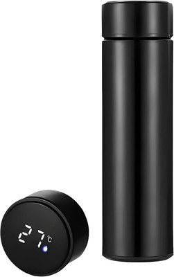 VEROX 500 ml Steel Bottle(Pack of 1, Black)