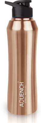 AQUENCH 1000 ml Steel Sipper(Pack of 1, Copper)