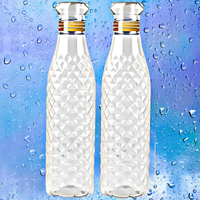 Elecsera 1000 ml Plastic Bottle(Pack of 2, White)