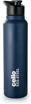 cello 1000 ml Steel Bottle(Pack of 1, Blue)