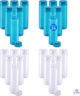 Heart Home 1000 ml Plastic Bottle(Pack of 24, Blue, White)