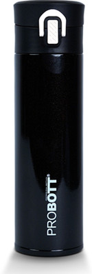 PROBOTT 301 ml Steel Flask(Pack of 1, Black)