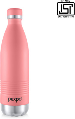 pexpo 980 ml Steel Flask(Pack of 1, Pink)