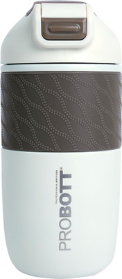 PROBOTT 520 ml Steel Flask(Pack of 1, White)