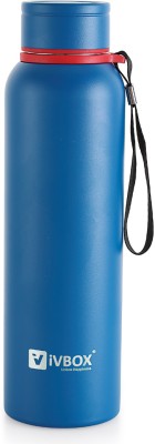 iVBOX Aqua-Pro Stainless Steel Double Wall Hot & Cold Vacuum-Insulated Flask 700 ml Bottle(Pack of 1, Blue, Steel)