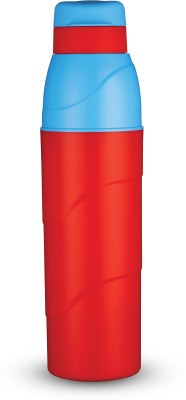 Trueware WAVE School 550 ml Water Bottle(Set of 1, Red)