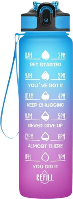 Givni Mart 1000 ml Plastic Bottle(Pack of 1, Multicolor)