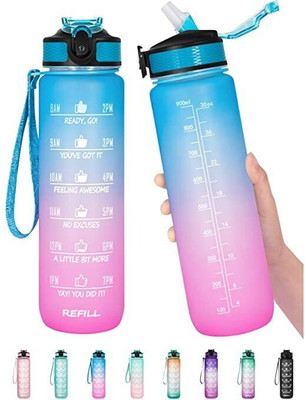 VMV FUZON 1000 ml Silicone Bottle(Pack of 1, Multicolor)