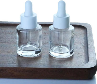 bhindustry 20 ml Glass Bottle(Pack of 3, Clear)