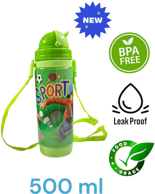 Akriti Fashion 500 ml Plastic Sipper(Pack of 1, Green)