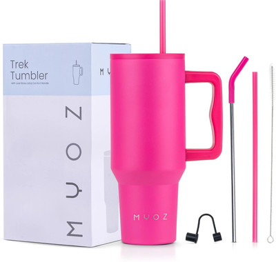 MYOZ 1200 ml Steel Bottle(Pack of 1, Pink)